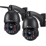 Ctronics - 30X Optischer Zoom 5MP ptz Überwachungskamera Aussen wlan, Dome ip Kamera Outdoor, 150 m Nachtsicht, Personenerkennung, Automatische