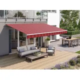 WISMAR Gelenkarmmarkise Classic 600 cm rot