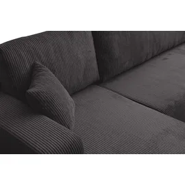venasi Ecksofa U-Form Grau