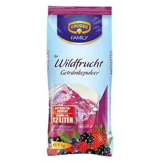 Krüger Getränkepulver Wildfrucht, Erfrischungsgetränk, 1 kg