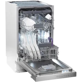 Beko DSS28021X Einbau-Geschirrspüler (teilintegrierbar, 448 mm breit, Edelstahl)