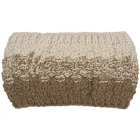 Stylebreaker 2-Farbiges Ombré Strick Stirnband Beige/Braun
