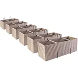 RATO CASE DRT500HAK Mocca, Rattan-Optik, 17L