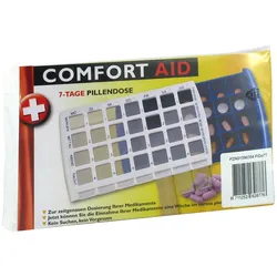 Pillendose 7 Tage+4 Fächer je Tag Kunststoff