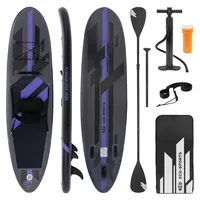 ECD Germany Aufblasbares Stand Up Paddle Board mit Kajak-Sitz