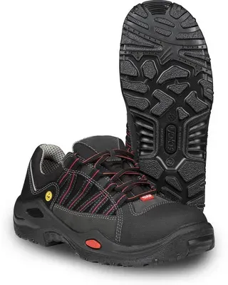 Sicherheitsschuh E-SPORT 1615, S3 SRC CI, Größe 42 - schwarz - 42