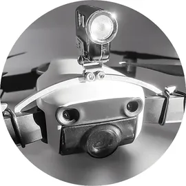 Roboterwerk Roboterwerk M.O.N.A. Mavic Air: LED Beleuchtung für DJI Air - 380 Lumen, neigbar Scheinwerfer Drohnen Schwarz/Silber