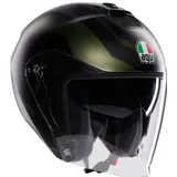 AGV Irides Sakai Jethelm - Matt Dunkelgrün/Schwarz / M