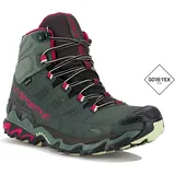 La Sportiva Ultra Raptor II Mid Leather GTX Damen charcoal/cerise 39