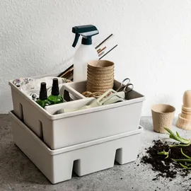 IKEA Fach für Schreibutensilien 35 x 24 x 14 cm 1-tlg. hellgrau