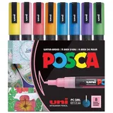 Posca PC-3M 8 ass. colors Glitter