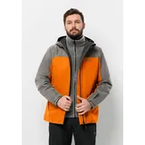 Jack Wolfskin 3-in-1-Funktionsjacke TAUBENBERG 3IN1 JKT M orange XL (54/56)