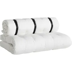 Loungesofa KARUP DESIGN "Buckle-Up", weiß, B:95cm H:68cm T:140cm, Webstoff-Bezug (100% Acryl Dralon), Sofas, OUT