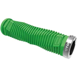 T-One DNA Fahrradgriffe grün/grau 130 mm