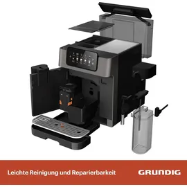 Grundig KVA 7230 Kaffeevollautomat Schwarz/Dunkelsilber