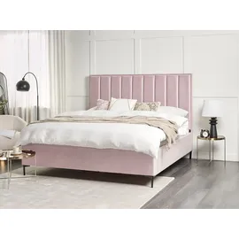 Beliani Sezanne 180 x 200 cm Rosa