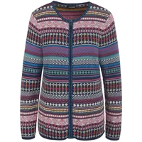 GOLDNER Jacquardjacke mit Ringelmuster Bunt 20