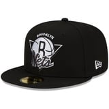 New Era - NBA Brooklyn Nets 2021 Tip Off 59Fifty Fitted Cap - Schwarz Farbe Schwarz, Größe 7 1/2 (59,6cm) - 60