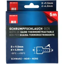 Max Hauri Schrumpfschlauch Schwarz 4.8 mm 9.5 mm 5 m