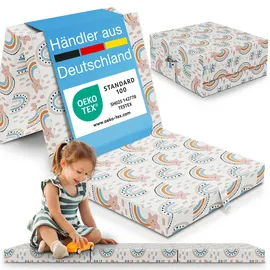 eloneo Klappmatratze 65 x 195 cm H2 Baumwolle/Polyester