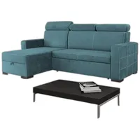 Xlmoebel Ecksofa Elegantes Blaues L-förmiges Sofa Zeitgemäßes Couchdesign Neu, 2 Teile, Hergestellt In Europa grün