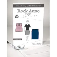 Stoffe Werning Schnittmuster Fadenkäfer Rock Anne Damen Gr.32-58 Papierschnittmuster