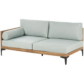 Beliani Cavezzo Loungesofa hellbraun/grau