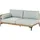Beliani Cavezzo Loungesofa hellbraun/grau