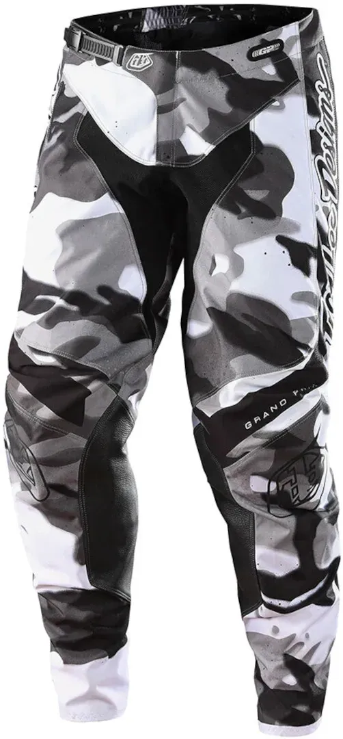 Troy Lee Designs GP Brazen Camo Motocross Hose, schwarz-grau-weiss, Größe 28 für Männer