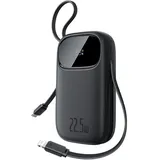Baseus Powerbank 20000mAh 22.5W Usb-c- Lightning) Schnellladegerät Schwarz