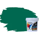 RyFo Colors Fassadenfarbe Silikonharz Fassadenfarbe Türkisgrün 1l, 1 L ca. 6 m2, Wasserabweisend, diffusionsfähig, schützt vor Schmutz, Algen, Pilzen grün