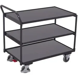 variofit tischwagen mit 3 ladeflchen