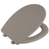 Wenko WC-Sitz Vorno Neo taupe Toilettensitz Absenkautomatik (24573100)