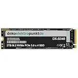 dekoelektropunktde 2TB M.2 NVMe Gen3 SSD Festplatte passend für Acer Nitro 5 AN517-54-758N, Alternatives Ersatzteil 2280 PCIe 3.0 x 4