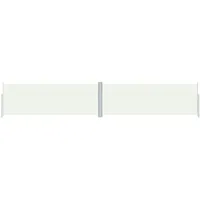 VidaXL Seitenmarkise Ausziehbar Creme 180x1000 cm
