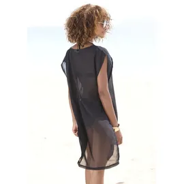 LASCANA Chiffontunika Damen schwarz Gr.36
