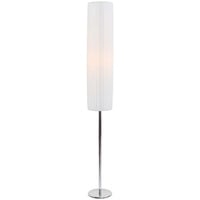 SalesFever Stehlampe »Live«, 2 flammig-flammig, Plissee Lampenschirm aus Latex, weiß