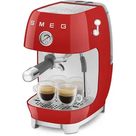 Smeg Siebträgermaschine ECF03RDEU Rot