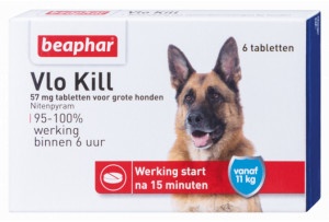 Beaphar Vlo Kill (vanaf 11 kg) hond  6 tabletten