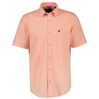 LERROS Unifarbenes Baumwoll-Leinenhemd » Mellow Peach - 3XL