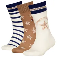 Tommy Hilfiger Socken (3-Paar) mit auffälliger Musterung grün 35-38