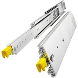 VADANIA Schwerlast Schubladenschienen mit Schloss 1200mm, 156kg Tragfähigkeit Vollauszug-Kugellager Seitenmontage #VD2576, 1 Paar