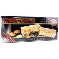 Turron de Alicante, harter Mandelnougat aus Spanien, 200g Nougat Mandeln Turrón