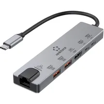 Renkforce USB-C Dockingstation RF-USBH-550 Passend für Marke Dockingstations: Acer, Apple, (RF-6649662)
