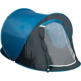 Camp Active Pop-up-Zelt für 2 Personen – Ultraleichtes Zelt mit Schnellaufbau – Wasserabweisend – Mesh-Eingang – Ideal für Camping, Trekk... - Blau