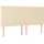 vidaXL Boxspringbett mit Matratze Creme 180x200 cm Stoff