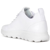 GEOX Damen D Spherica Sneakers, Weiß, 42 EU