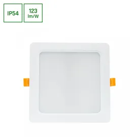 Spectrum DURE 3 Einbauleuchte 18W eckig IP54 Kaltweiß