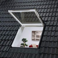 VELUX Ausstiegsfenster GTL 2066 Holz/Kiefer weiß lackiert ENERGIE PLUS Fenster, 114x140 cm (SK08)