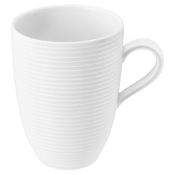 Seltmann Kaffeetasse BEAT, Weiß – Porzellan – 350 ml